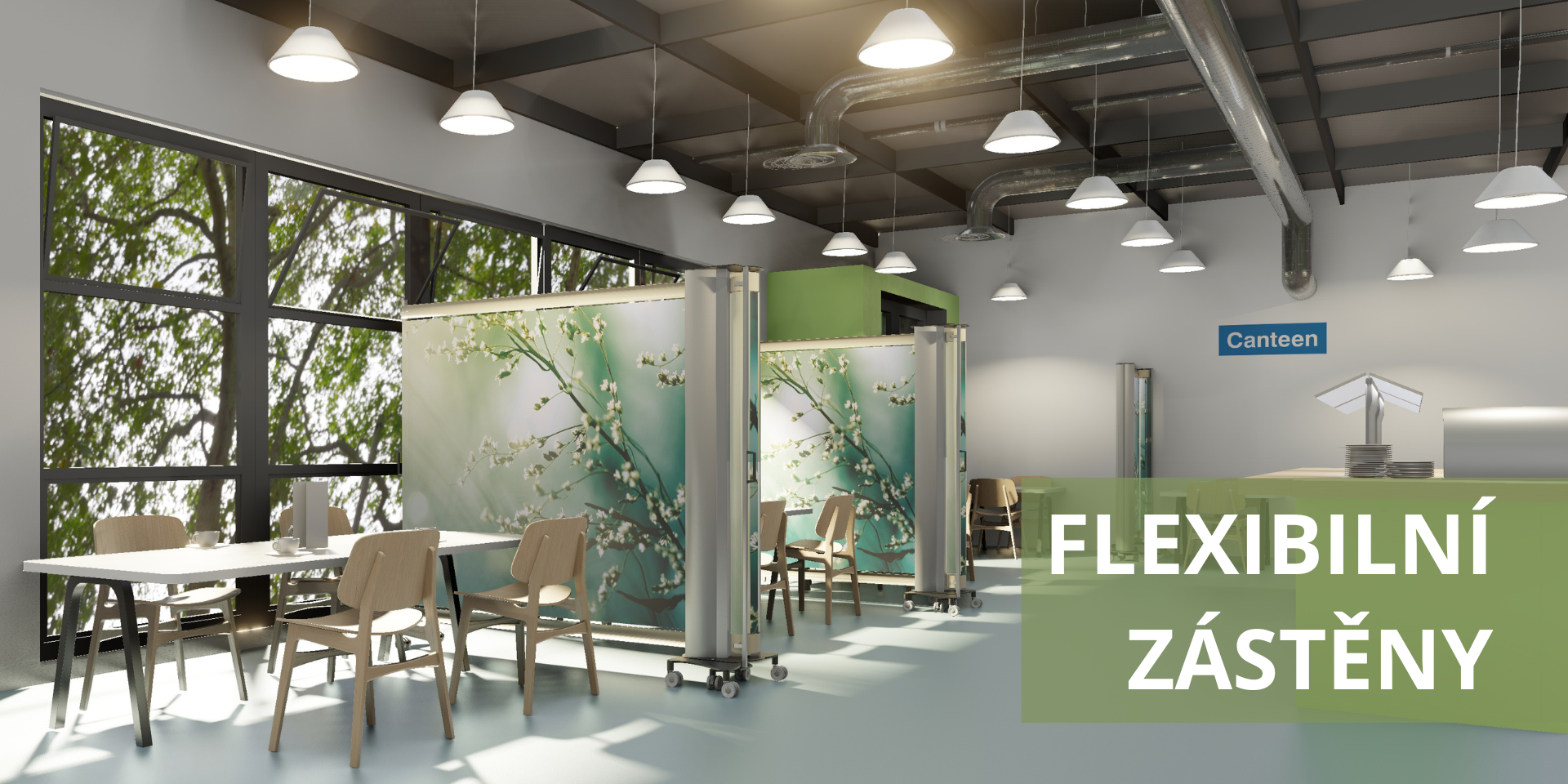 Flexibilní zástěny
